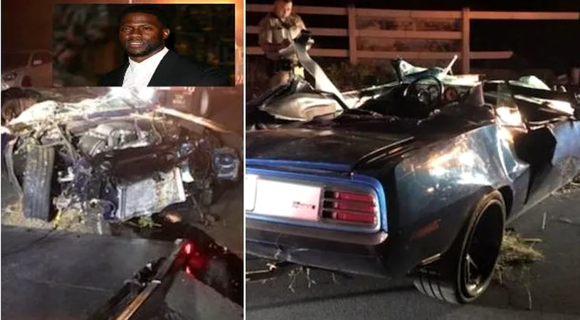 Imagini cutremurătoare: Kevin Hart, accident de mașină înfiorător! Actorul, dus la spital în stare gravă!