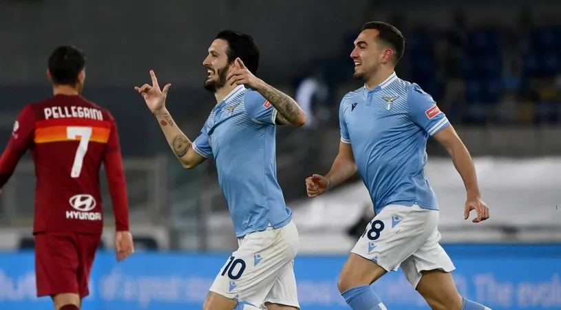 Lazio - AS Roma 3-0. „I biancocelesti” înving categoric în Derby della Capitale! Luis Alberto și Ciro Immobile au fost decisivi | VIDEO