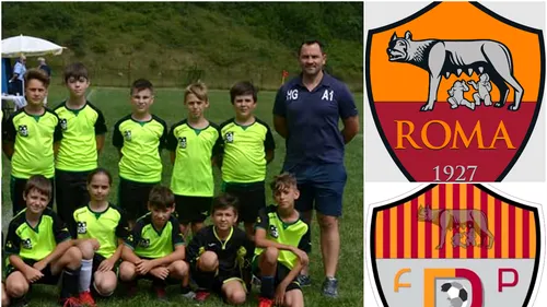 SPECIAL | AS Roma există și în România! Un club de copii din Timișoara poartă numele marii echipe italiene. 