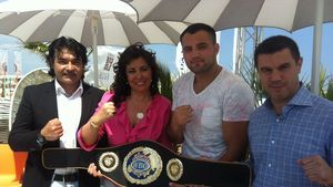 Cristian Ciocan "Hammer", meci de box cu o.. doamnă