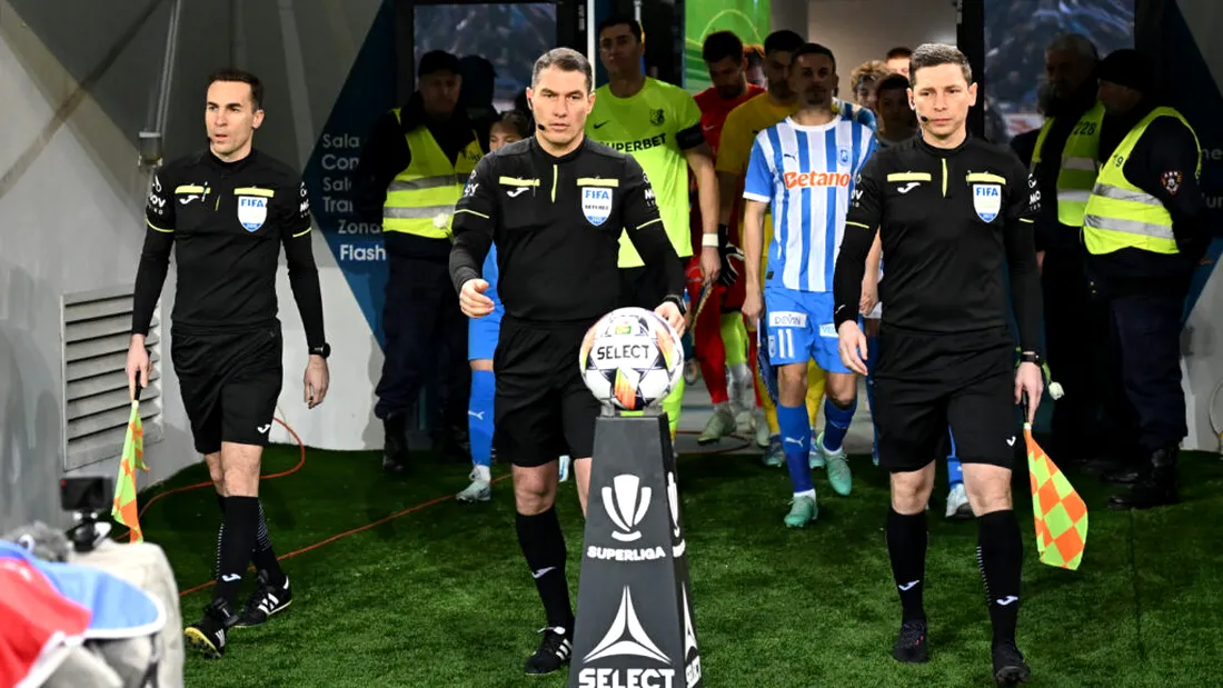 Vedetele vor fi arbitrii! Turul barajului dintre Poli Iași și Metaloglobus este condus de brigada care va oficia finala Champions League dintre PSG și Inter Milan
