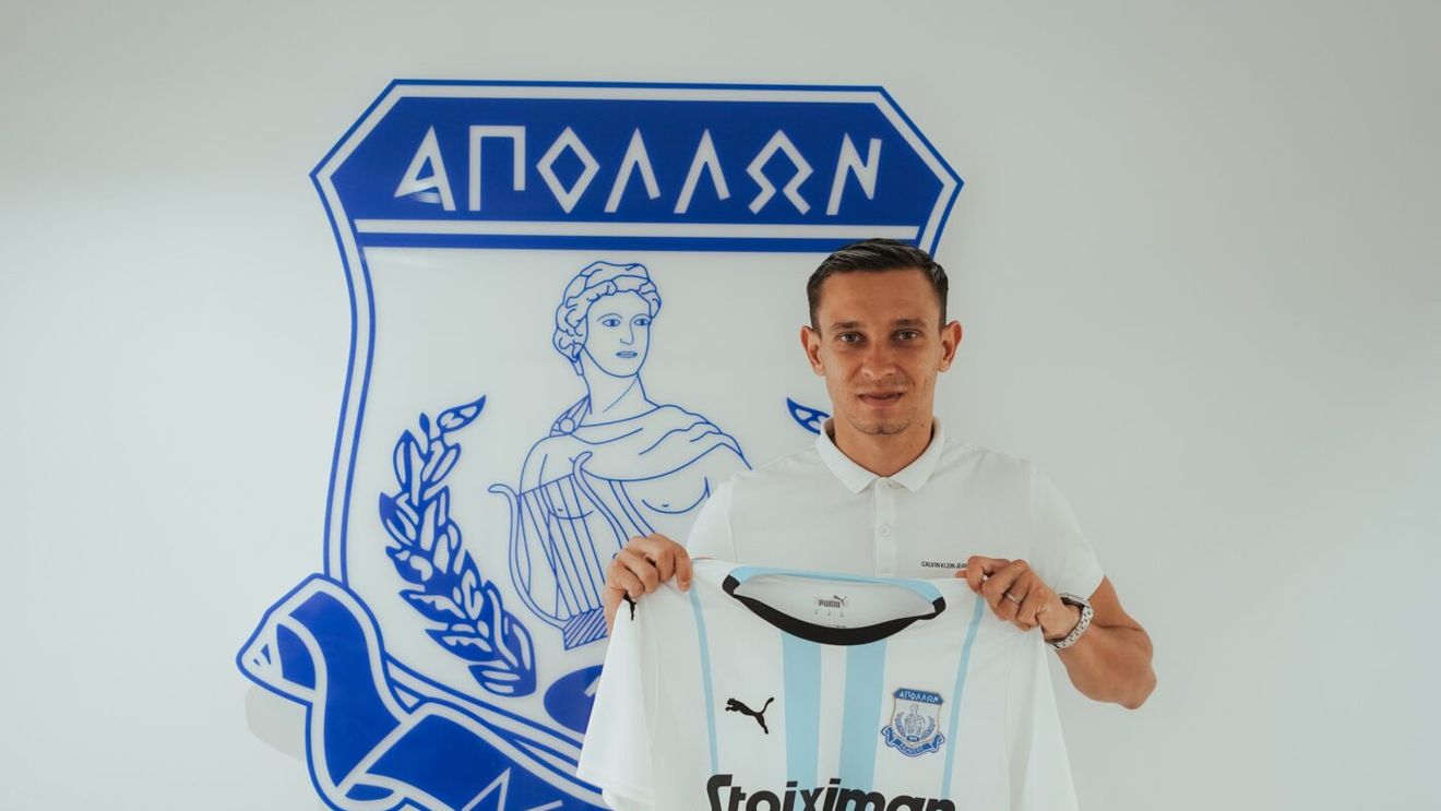 Valentin Costache a fost prezentat oficial la Apollon Limassol! Fostul jucător al Rapidului, gata să fie antrenat de Bogdan Andone