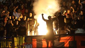 Scandal la Zagreb! La meciul Croația - Muntenegru, publicul a scandat „Ucideți sârbii”