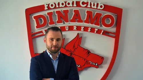Oficial: Vlad Iacob i-a luat locul lui Iuliu Mureșan și este noul administrator special de la Dinamo! „Sunt convins că vom vorbi de stabilitate!”