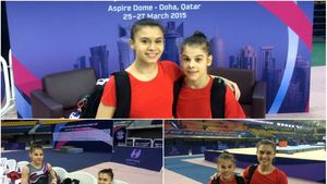 Bulimar si Jurcă s-au calificat în finală la paralele, la Doha. Este prima competiție pentru Diana, după 9 luni
