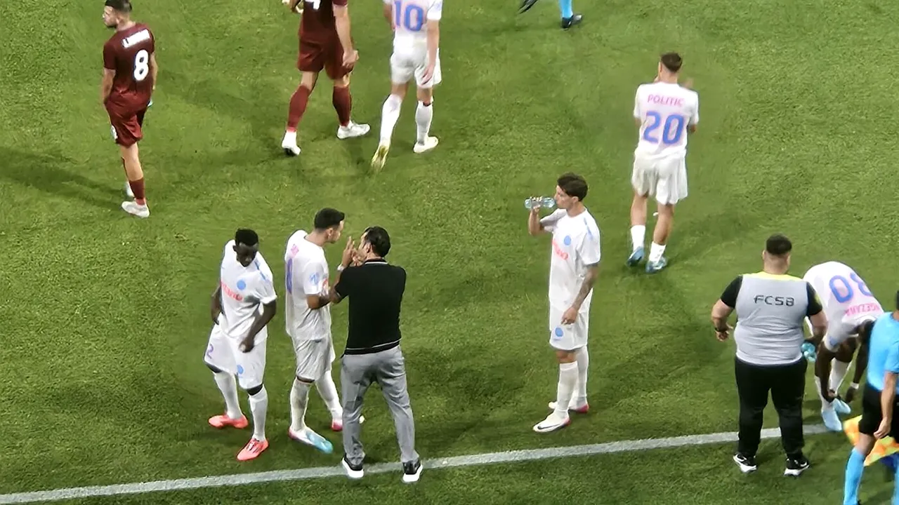 Gigi Becali a dat ordin. Câte schimbări a făcut patronul la pauza meciului FCSB – Inter Escaldes