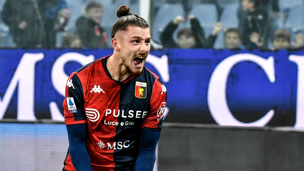 Radu Drăgușin, ridicat în slăvi de italieni după ce a marcat primul său gol din Serie A, în Genoa - Verona 1-0! A fost declarat omul meciului: „S-a dezlănțuit ca un atacant de top!”. Ce note a primit din partea jurnaliștilor