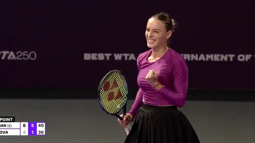 Ana Bogdan, debut victorios la turneul WTA Transylvania Open de la Cluj-Napoca! Trei românce calificate deja în optimile de finală