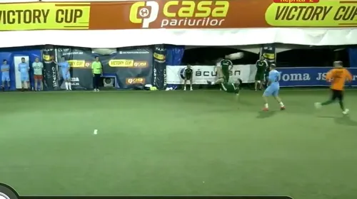 VIDEO | Golazo de CNN, foarfecă de efect reușită pe terenul de minifotbal. Golul  i-a aparținul jucătorului căruia Ianis Hagi i-a luat locul la națională