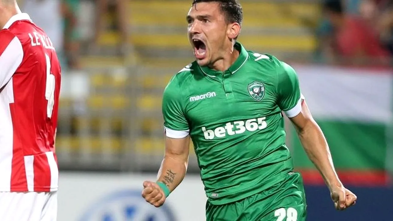 VIDEO | Keșeru, goluri pe bandă rulantă! Ludogoret, victorie pe final în derby-ul cu TSKA Sofia
