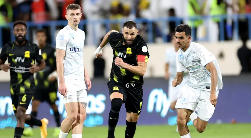 Karim Benzema, show în fața românilor Florin Tănase și Andrei Burcă! Francezul a decis meciul cu echipa celor doi internaționali