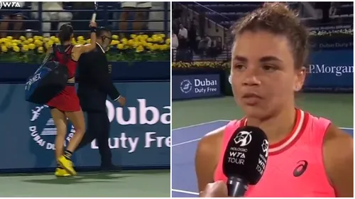 Jasmine Paolini nu și-a putut controla limbajul după ce a eliminat-o pe Sorana Cîrstea în semifinale la Dubai: „Nu ești sănătoasă cu capul!” VIDEO