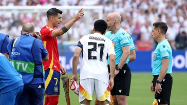 Toată planeta a văzut cum Alvaro Morata a luat „galben” în meciul Spania – Germania de la EURO, dar acesta i-a fost „șters”, iar ibericul poate juca în semifinala de foc cu Franța! Cum a fost posibil așa ceva