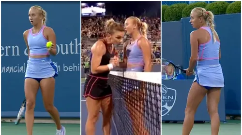 Simona Halep și Anastasia Potapova, schimb de replici la finalul meciului de la Cincinnati! Gestul făcut de „Simo” când adversara ei a ieșit de pe teren | VIDEO