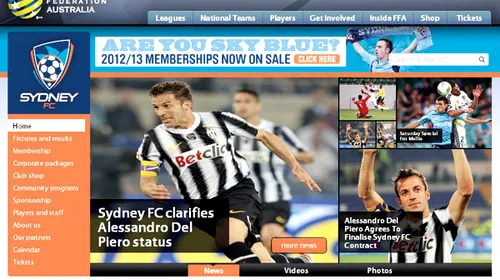 „Cangurul” Del Piero!** Legenda lui Juve este pe punctul de a semna un contract cu formația australiană FC Sydney