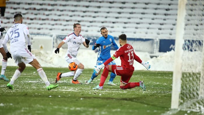 Oțelul - Universitatea Craiova 1-3, în etapa a 17-a din Superliga. Mitriță, erou la Galați: a înscris un hat-trick și a obținut toate cele trei puncte pentru olteni