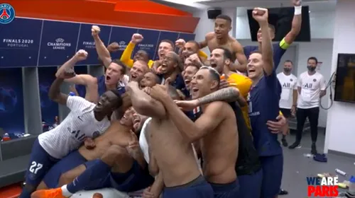 Nebunie în vestiarul lui PSG după calificarea în finala Ligii Campionilor! Jucătorii au sărbătorit ca și cum au câștigat trofeul | VIDEO