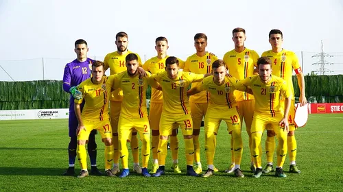 România U21 – Danemarca U20 1-0! Tricolorii lui Rădoi au trecut „examenul” cu nordicii. Drăguș a marcat unicul gol al partidei
