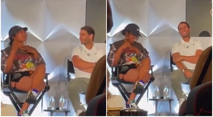 Naomi Osaka l-a făcut să roșească pe Rafael Nadal! Ce i-a putut spune spaniolului: „Aveam 5 ani când tu...