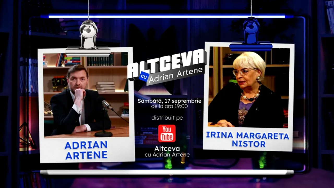 Irina Margareta Nistor este invitată la podcastul ALTCEVA cu Adrian Artene