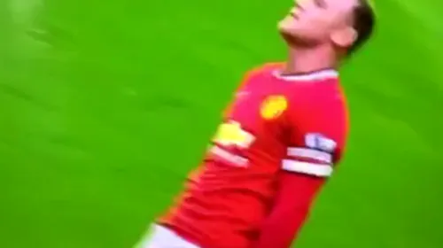 VIDEO | Rooney, „făcut” K.O. și la meciul cu Tottenham. Atacantul lui United s-a autoironizat, după ce a fost pus la podea în propria bucătărie