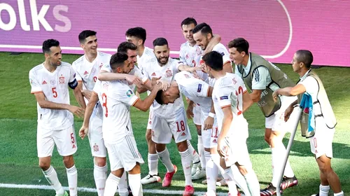 Slovacia – Spania 0-5, în Grupa E de la EURO 2020. Ibericii s-au descătușat în ultima rundă