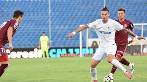 Ceasu'' rău. CFR pierde cu Pandurii, 0-1, la un an de la ultima înfrângerea acasă, tot cu Pandurii