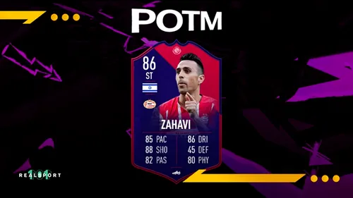 Player Of The Month Eran Zahavi în FIFA 22! Gamerii pot obține un card echilibrat și eficient în popularul simulator de fotbal