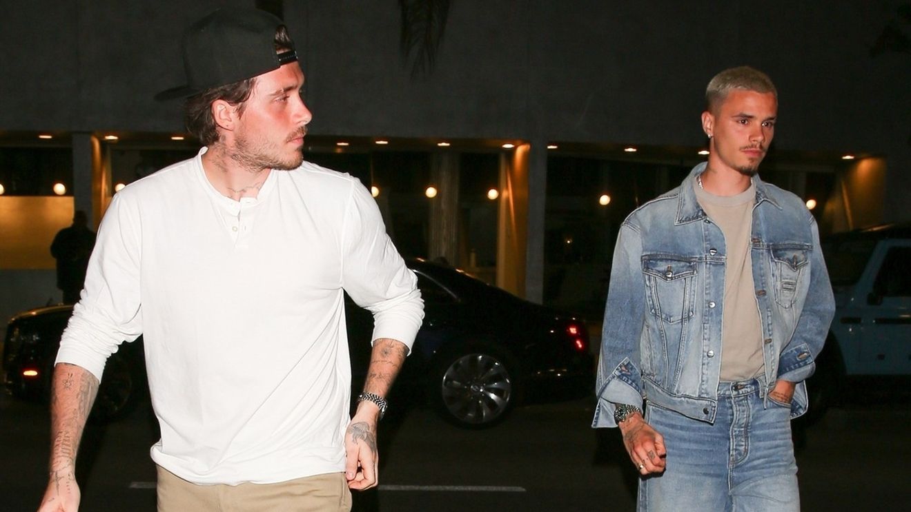 Mesajul lui Romeo Beckham, codat special pentru fratele său Brooklyn? Ce a scris fiul mijlociu al lui David Beckham