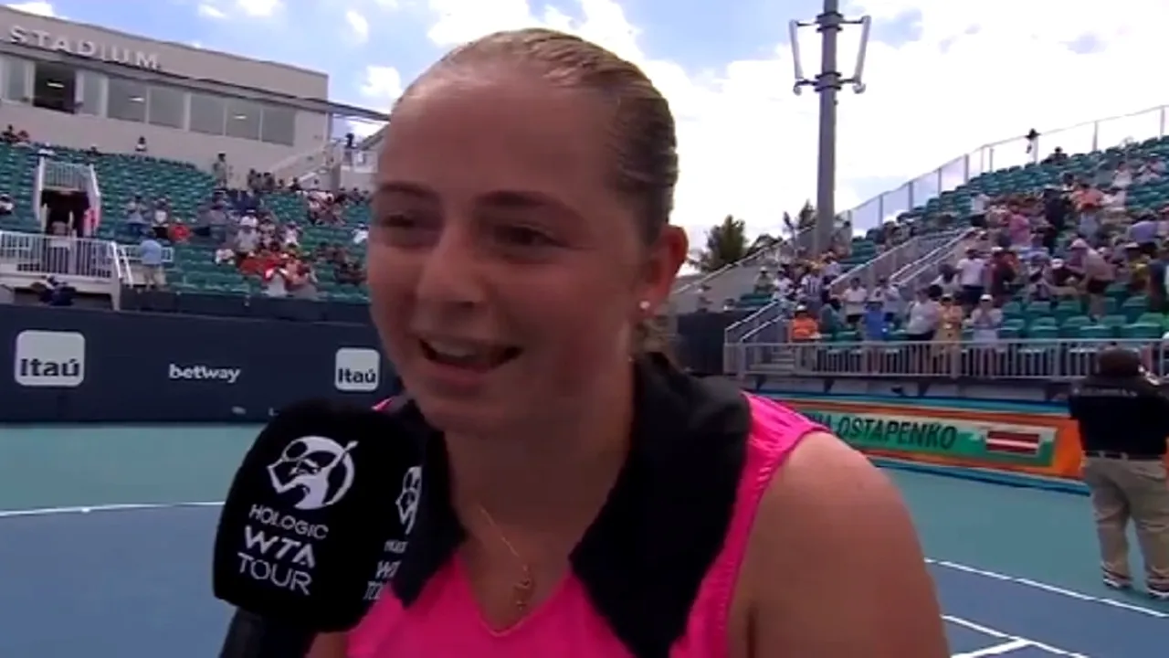 Ce s-a întâmplat la Miami după ce Jelena Ostapenko s-a răfuit cu spectatorii! Reacții neașteptate în lumea tenisului: „Fata asta...