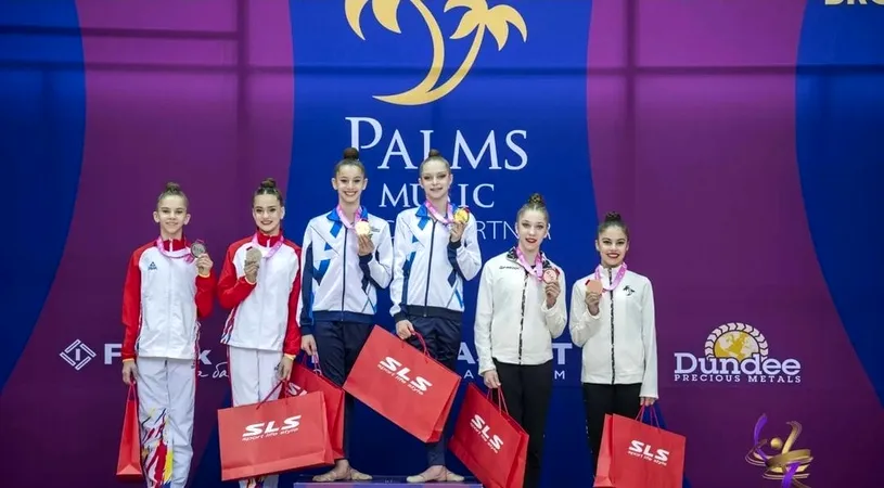 Gimnastica ritmică a adus României 9 medalii! Performanță uluitoare la turneele internaționale organizate la Sofia și Valencia