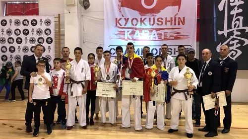 FOTO | România, pe podiumul Campionatului European de kyokushin