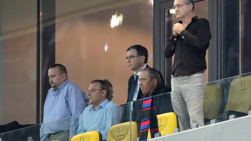 FC Steaua, alături de patronul echipei: 