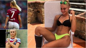 „Barbie” din fotbalul feminin a îmbrăcat deja noul tricou al lui West Ham! A făcut furori în rândul fanilor, dar în continuare se iubește cu... o adversară | GALERIE FOTO