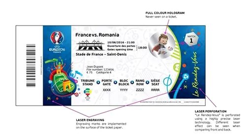 România deschide balul la Campionatul European! FOTO | Așa arată biletele pentru meciul cu Franța