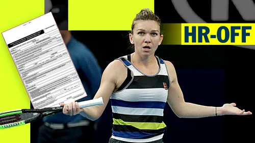 Motivul pentru care ITIA a calculat scorul HR-OFF pentru Simona Halep  | EXCLUSIV
