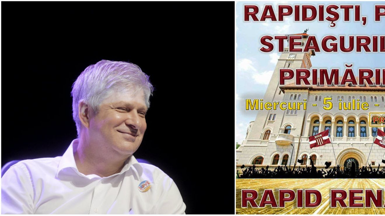 INTERVIU | Dan Tudorache, primarul Sectorului 1: "Ideea preluării Rapidului mi-a venit vorbind cu oamenii. Am anunțat-o pe doamna primar general, nu va exista concurență cu Voluntari. N-am socotit cât va costa". Suporterii pregătesc miercuri miting la Primărie. Reacția lichidatorului