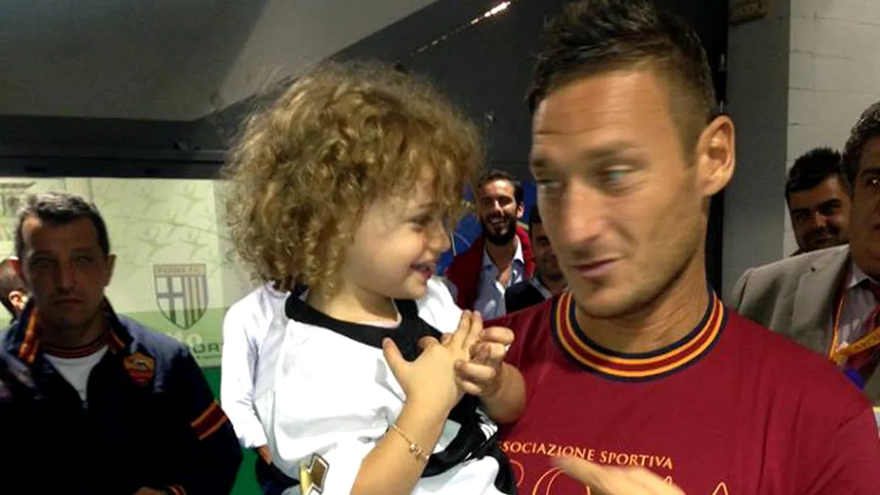 Francesco Totti, un adevărat lord! Gest impresionant făcut pentru o fetiță