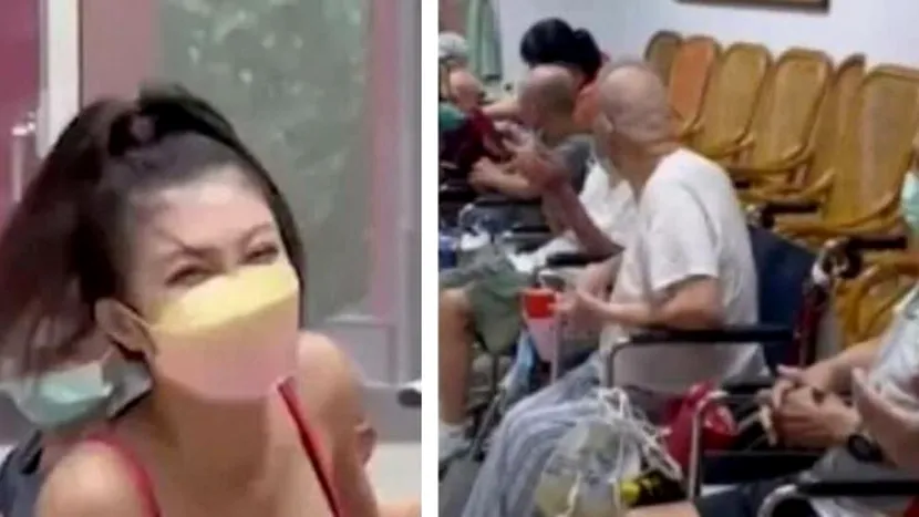 Un azil din Taiwan a devenit viral după ce a decis să angajeze o stripteuză pentru a-i distra pe bătrânii aflați în scaun cu rotile