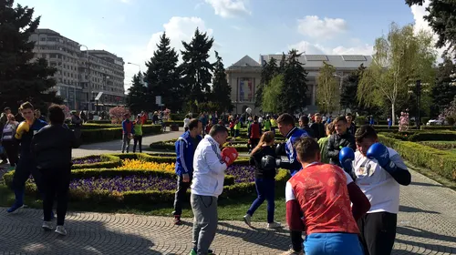 VIDEO&FOTO | Leonard Doroftei, alături de copiii de la CSM Ploiești care protestează după ce au rămas fără săli de sport