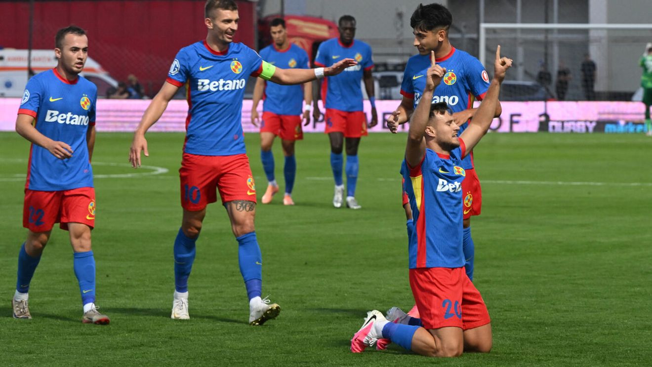 FK Csikszereda – FCSB 0-2, în etapa 2 din Superliga. Echipa lui Gigi Becali urcă pe primul loc în clasament