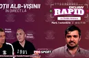 „EXCLUSIV RAPID” cu Nicolae Grigore și Tiberiu Ghioane începe la ora 17:30 pe canalul de YouTube – ProSport