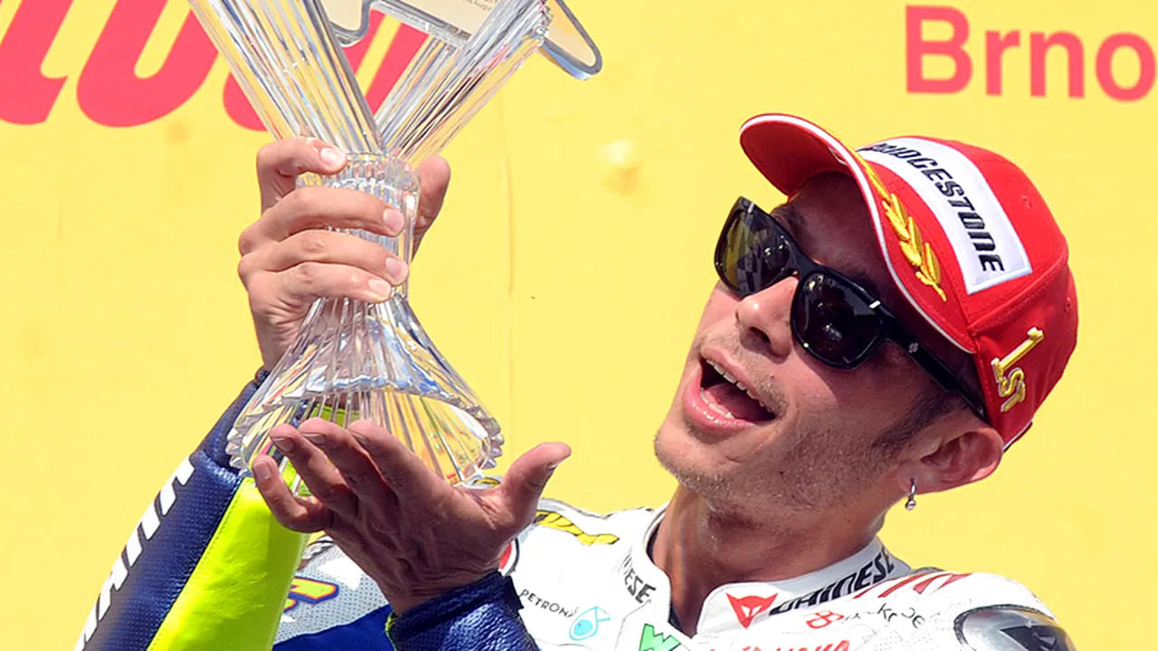 Valentino Rossi a câștigat Marele Premiu al Cehiei