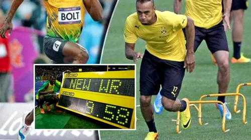 Starul lui Dortmund, Aubameyang, susține că e mai rapid decât Bolt. Ce performanță neverosimilă a stabilit la antrenamente
