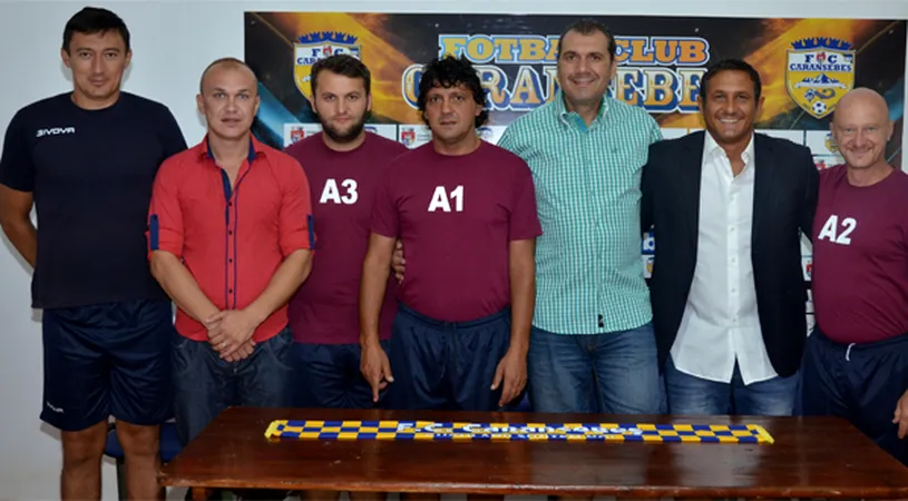 FC Caransebeș și-a prezentat noul staff.** Trei foști colaboratori ai Ceahlăului se află printre cele opt nume
