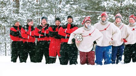 FOTO** Moș Crăciun are echipă de fotbal în Finlanda