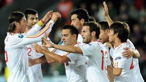 Spania și-a mai călcat în picioare o adversară!** Cehii s-au îndreptat spre margine și au zis: "Vrem și noi o minge, că ne plictisim!" Cifre uluitoare