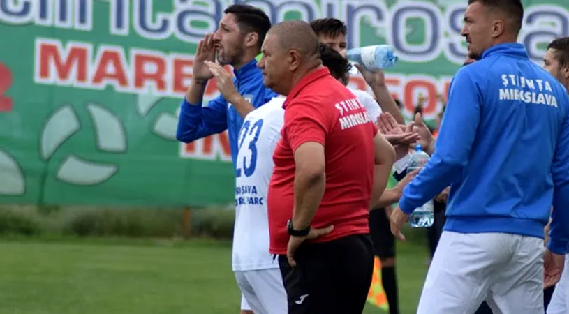 Știința schimbă antrenorul înaintea ultimelor trei etape!** Adrian Kerezsy se desparte de Miroslava după eșecul cu Sportul Snagov. Cine îi ia locul