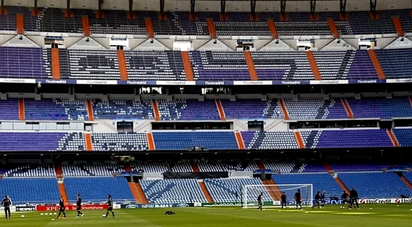 FOTO Fanii Realului pregătesc o coregrafie spectaculoasă pentru meciul cu Bayern! CR7 va afla ce greutate are numărul de pe tricou