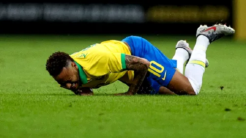Neymar s-a accidentat și ratează Copa America 2019! VIDEO | Brazilianul a ieșit în lacrimi de pe teren
